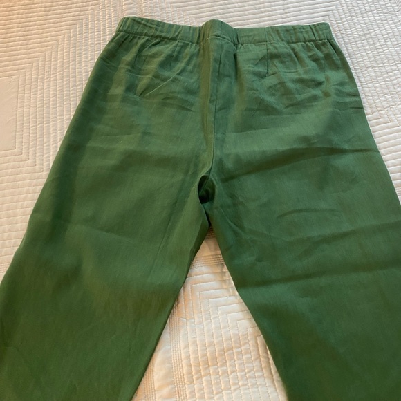 J.Jill Linen Stretch Cropped Pants, small - Picture 5 of 7
